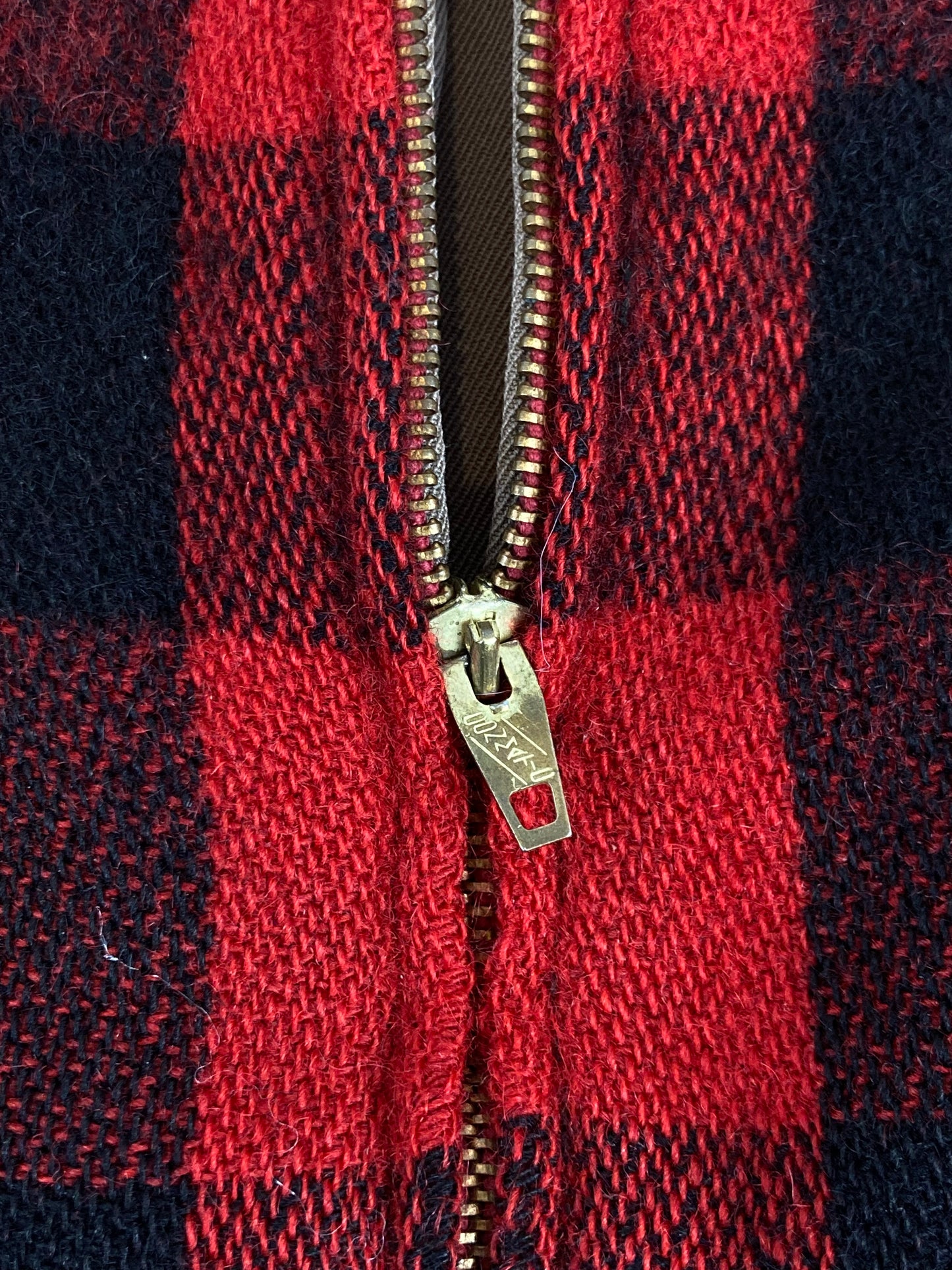 Buffalo Plaid wool bomber M