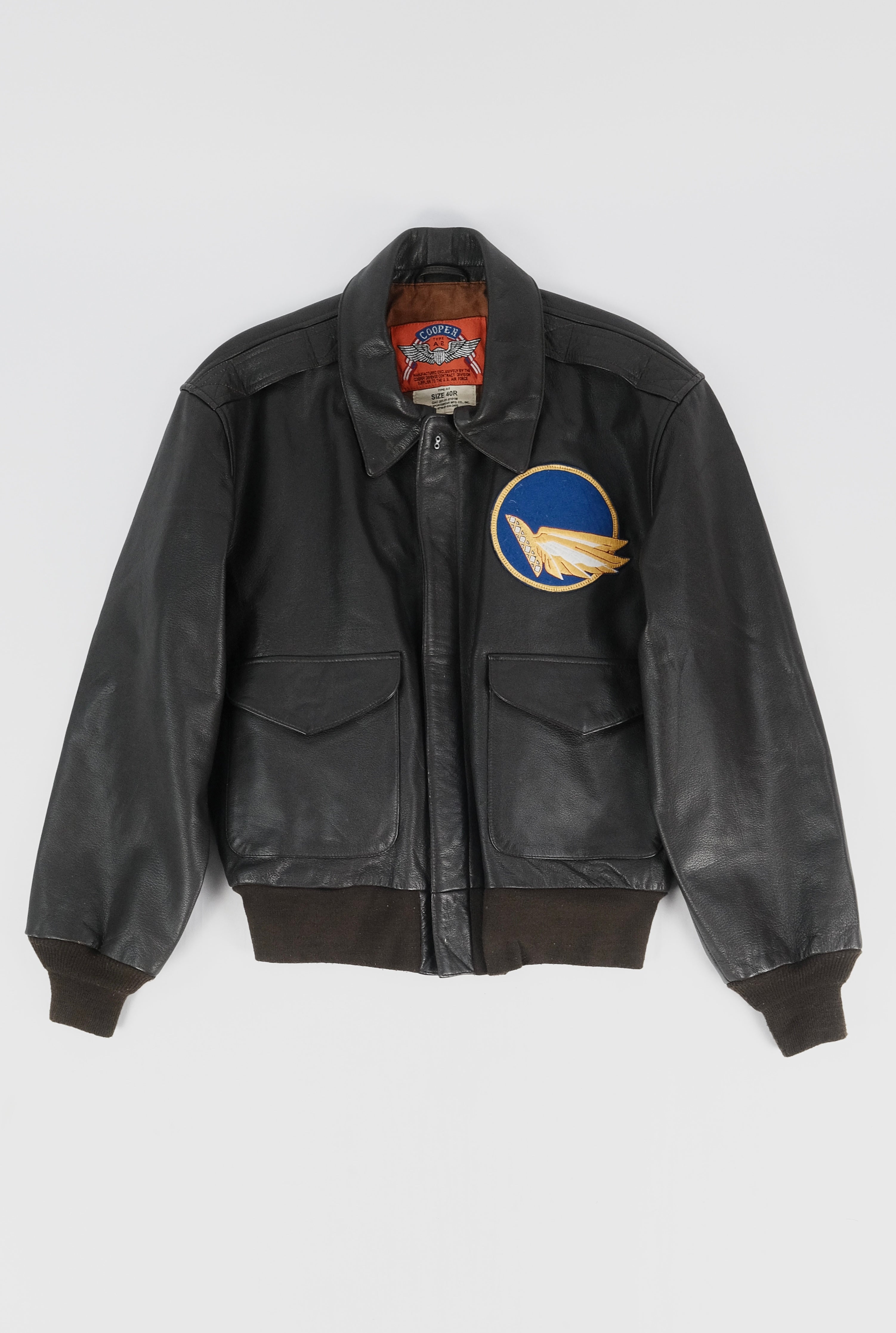80s Cooper A-2 leather jacket M ~ Vintage Store Clochard92.com