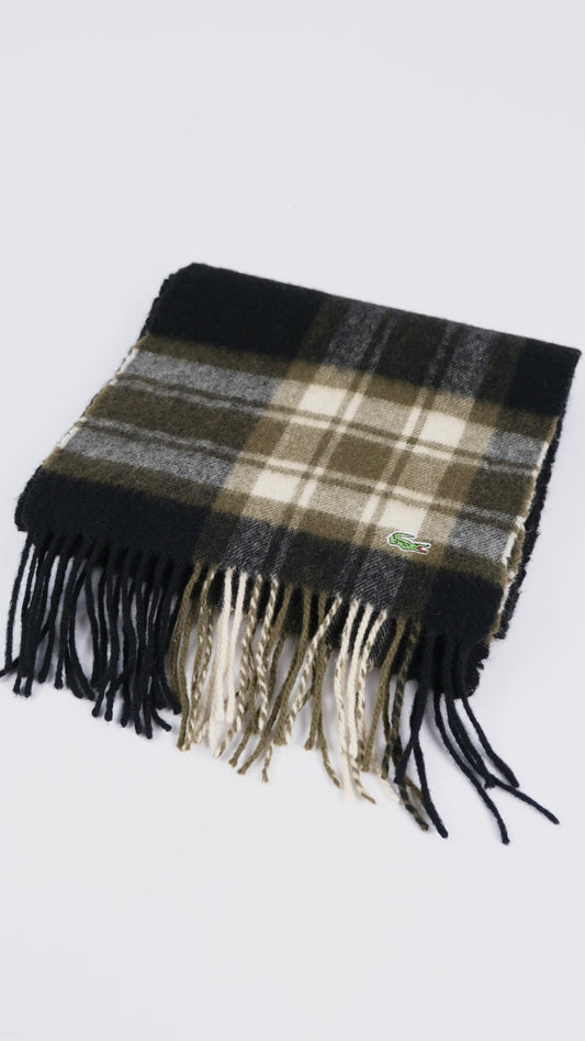 Vintage Lacoste check scarf