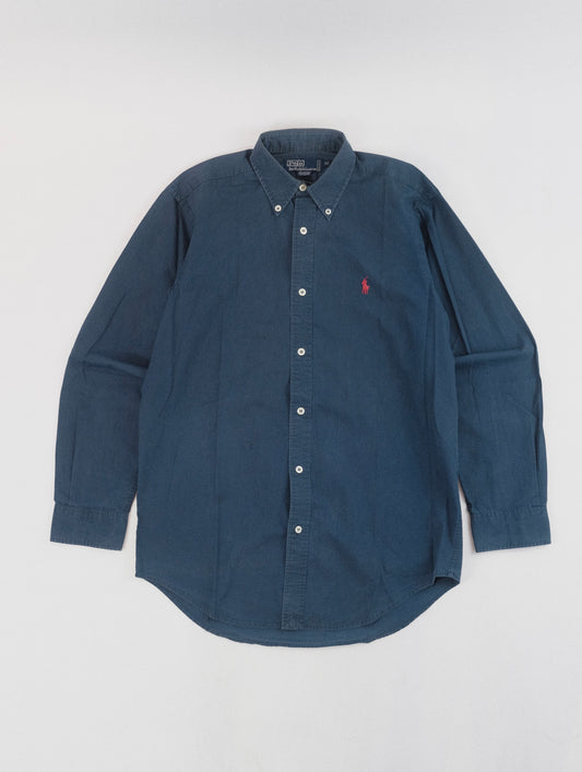 80s Ralph Lauren blue button down shirt