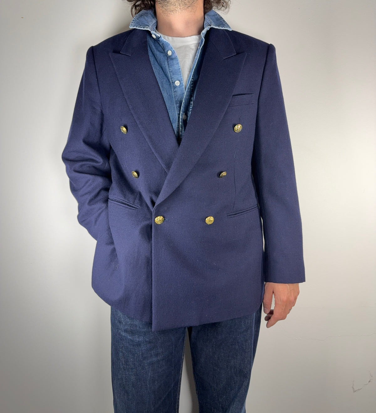 Giacca da completo doppiopetto sartoriale L