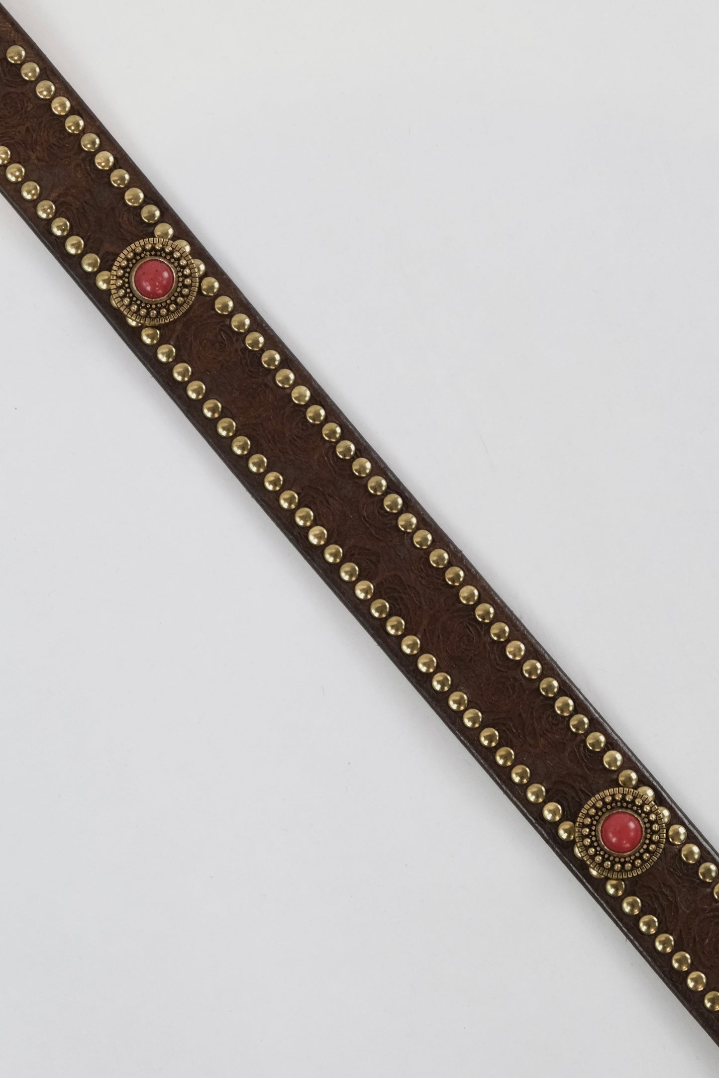 Western leather belt