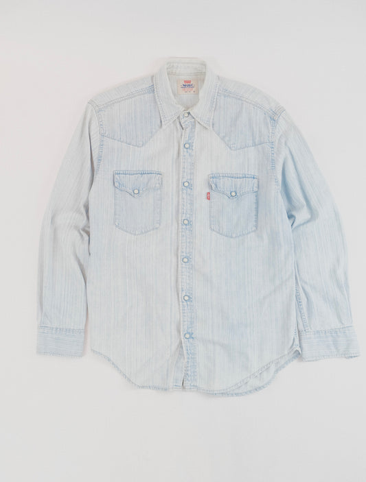 80s Levi’s denim western shirt M