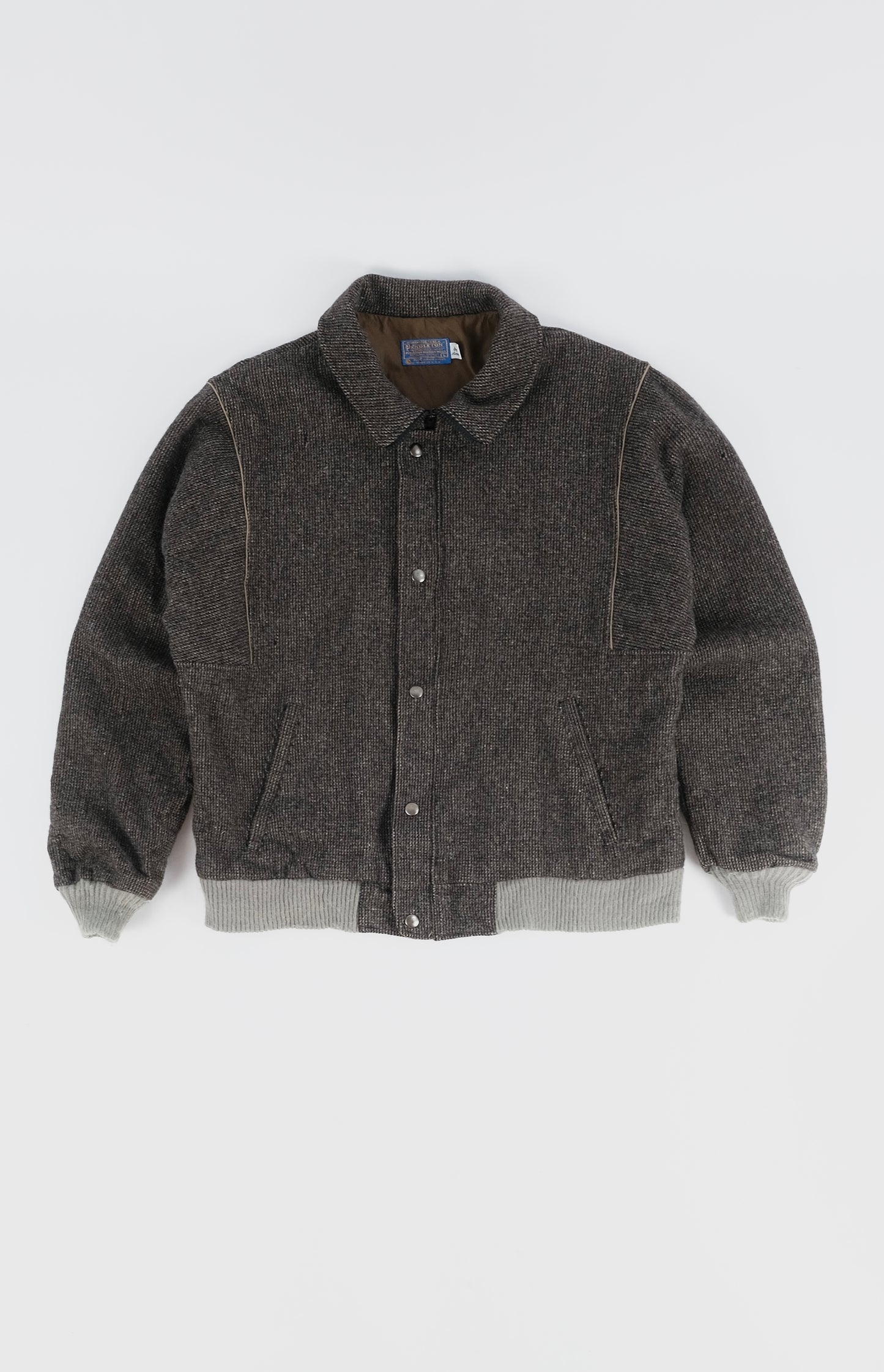 60s Pendleton bomber tweed jacket L