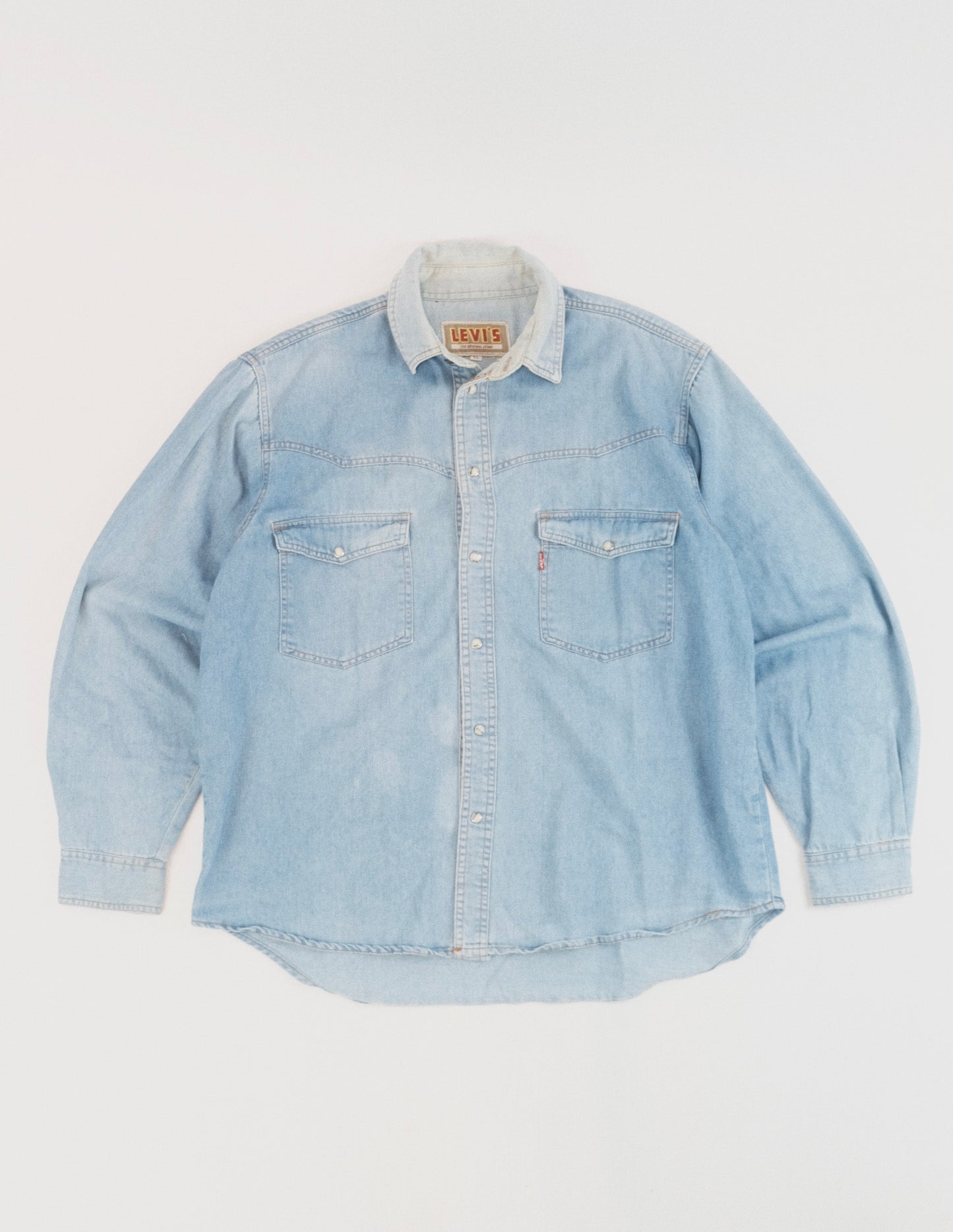 80s Levi’s Western denim shirt XL
