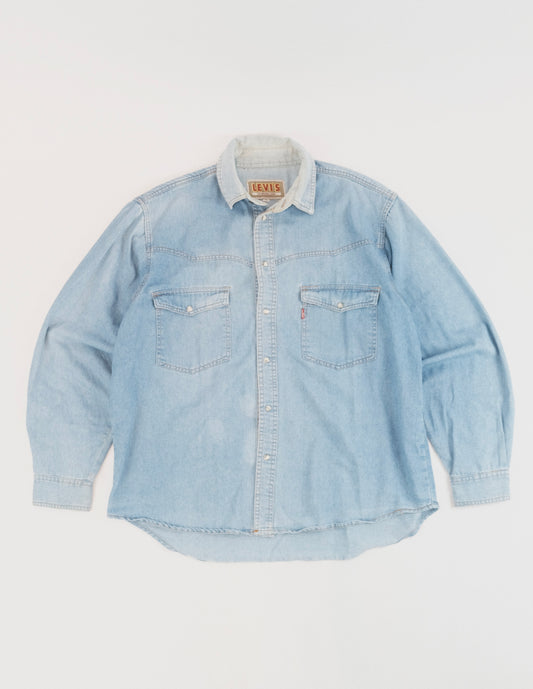80s Levi’s Western denim shirt XL