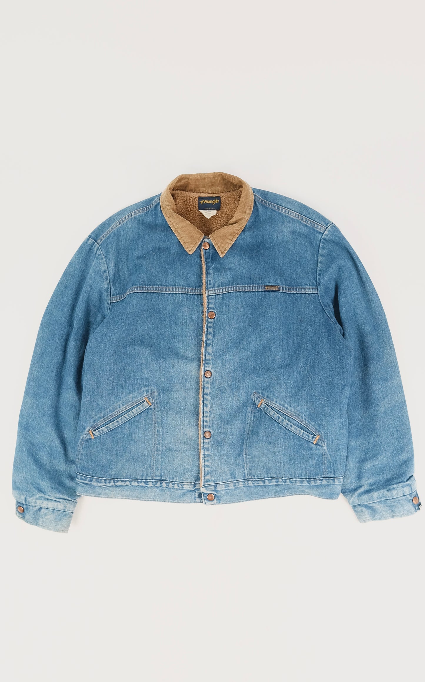 70s Wrangler Sherpa denim jacket