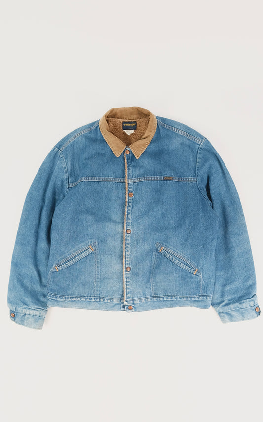 70s Wrangler Sherpa denim jacket