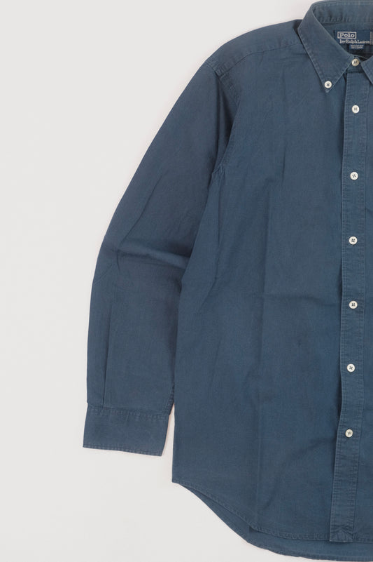 80s Ralph Lauren blue button down shirt