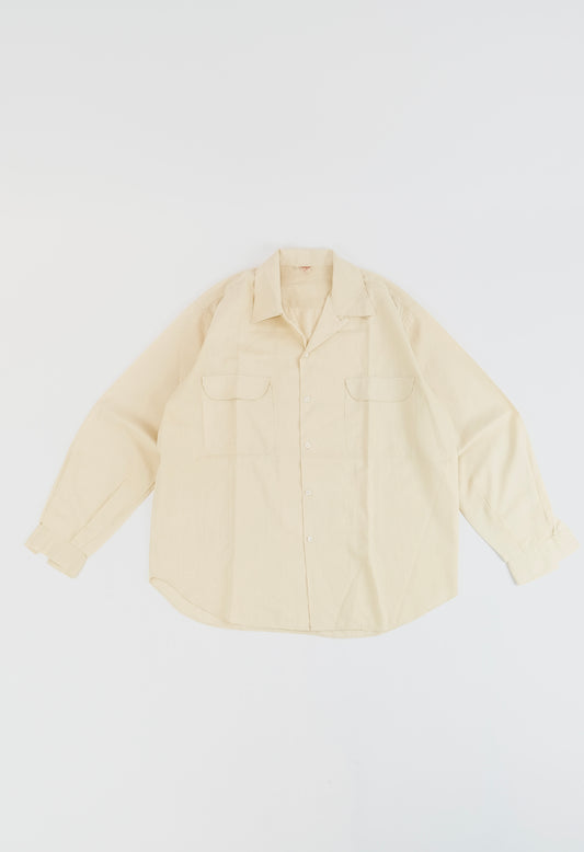 70s Hippo camp collar shirt S