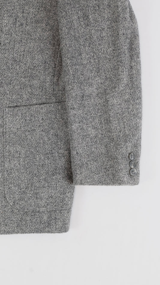 80s Harris Tweed grey Jacket