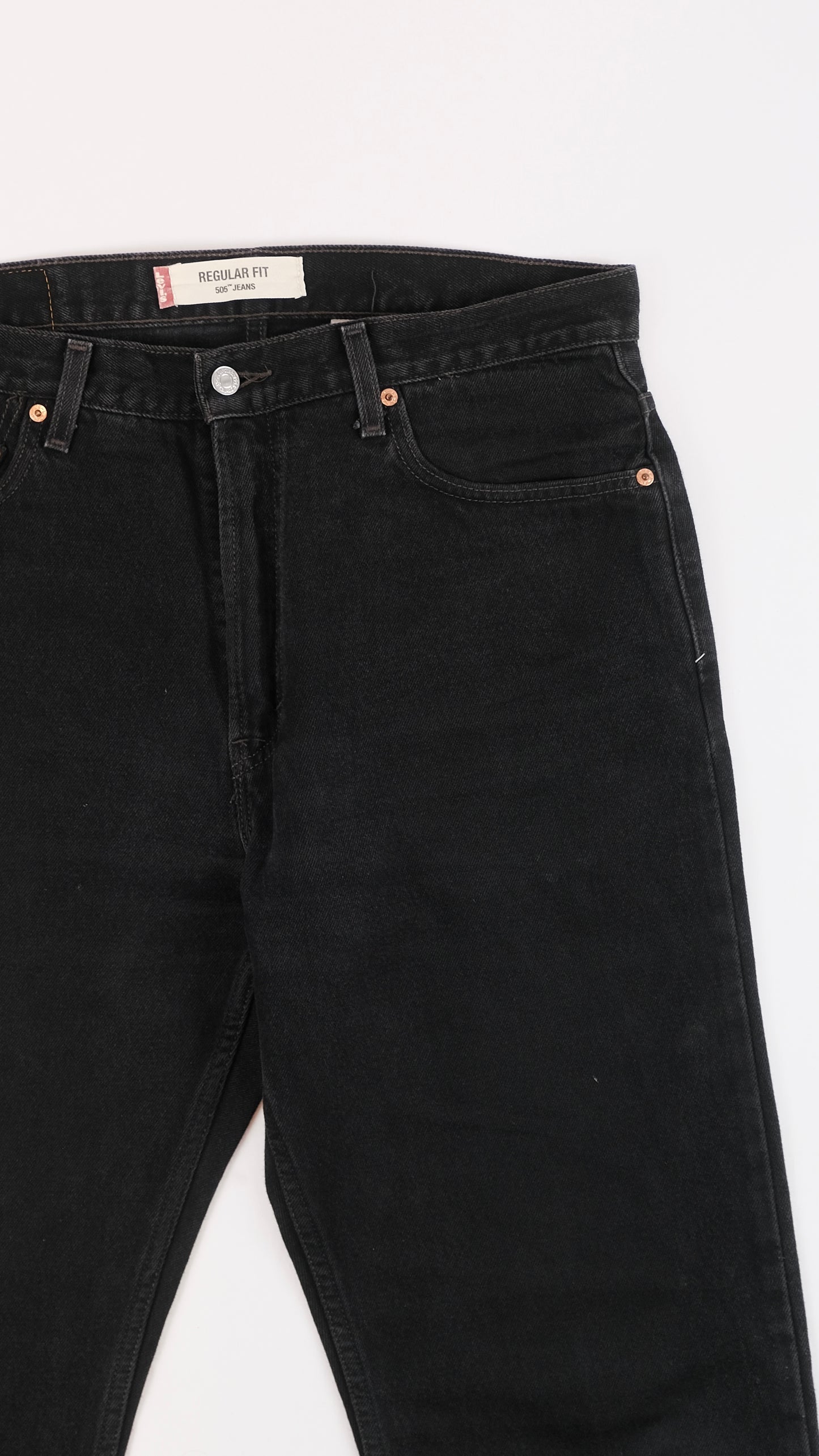Vintage Levi's black jeans 505 w36