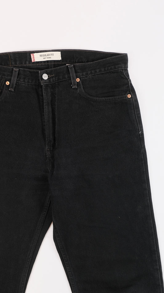 Vintage Levi's black jeans 505 w36