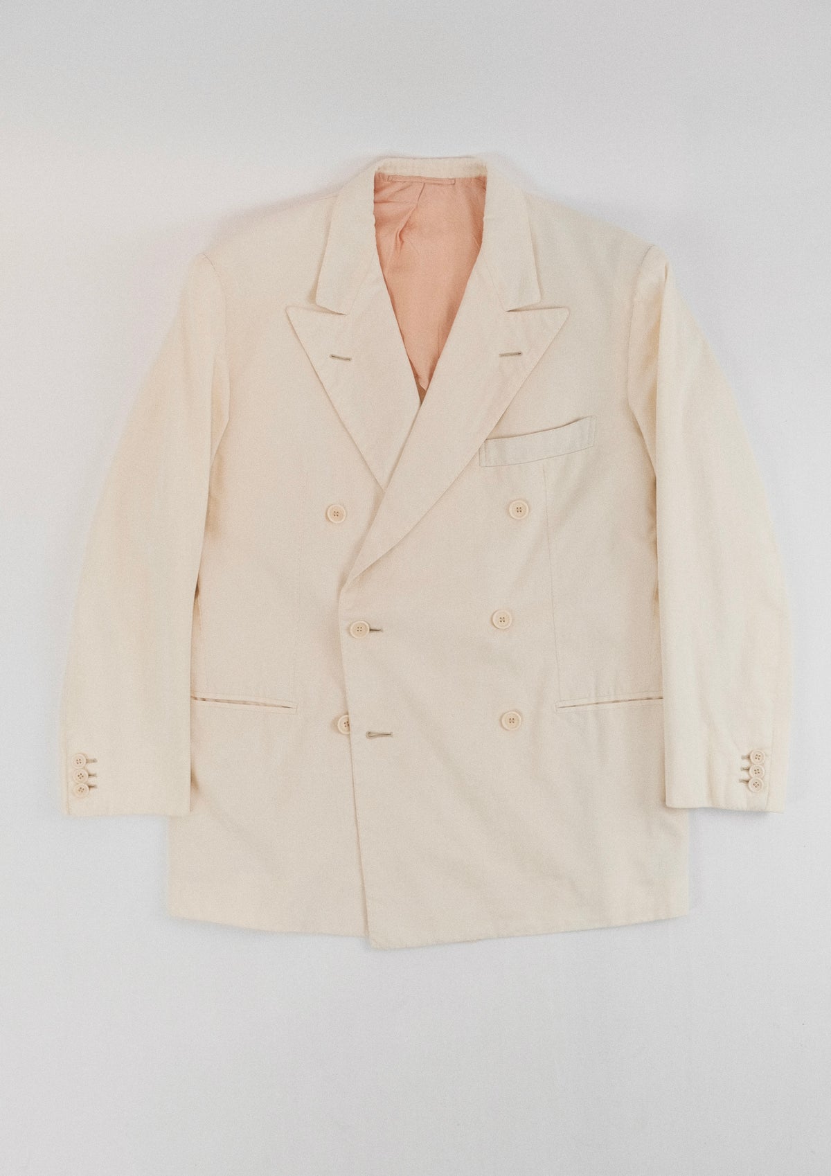 80s Tailor made double breasted jacket M