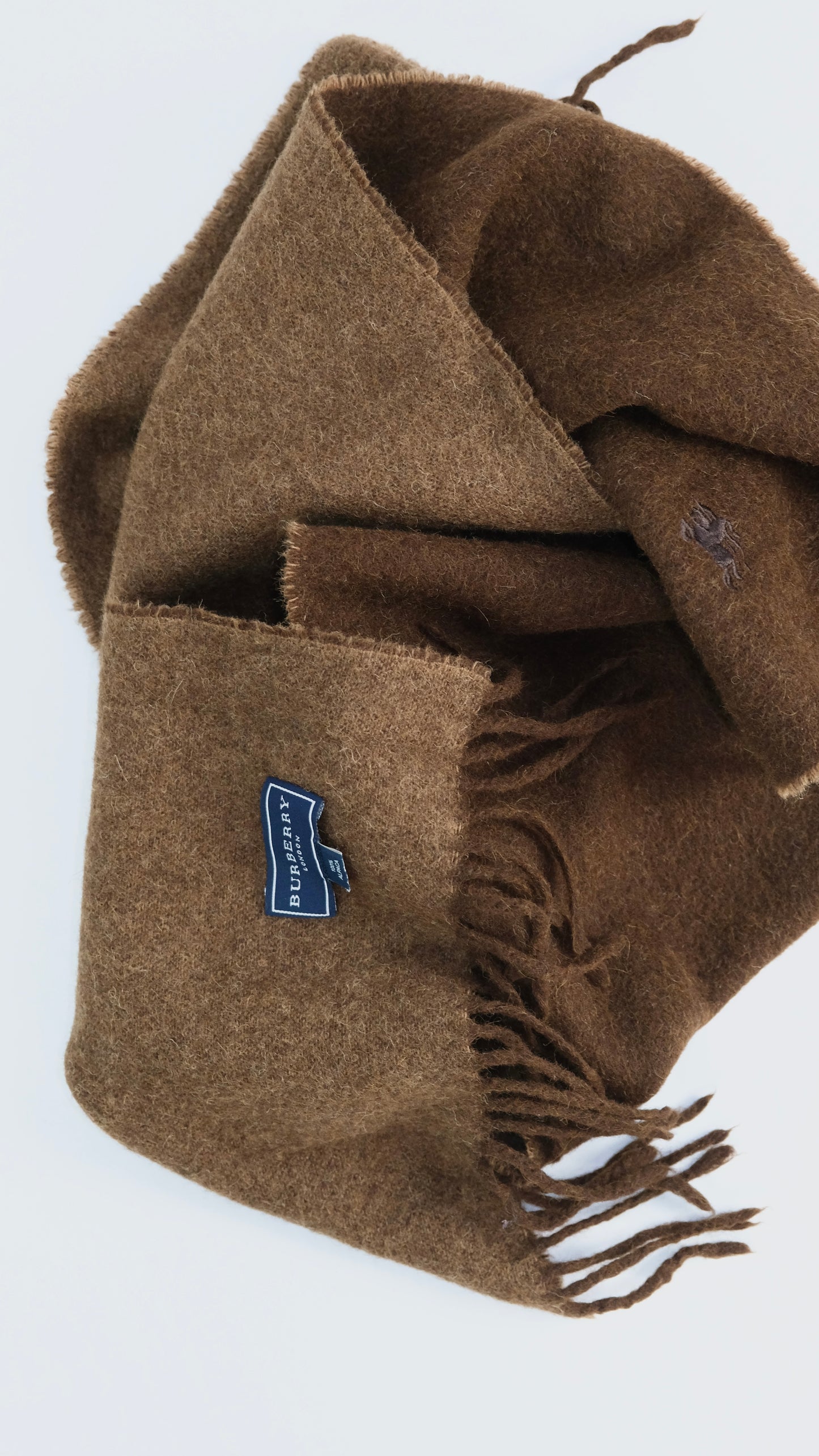 Vintage Burberry two tone scarf