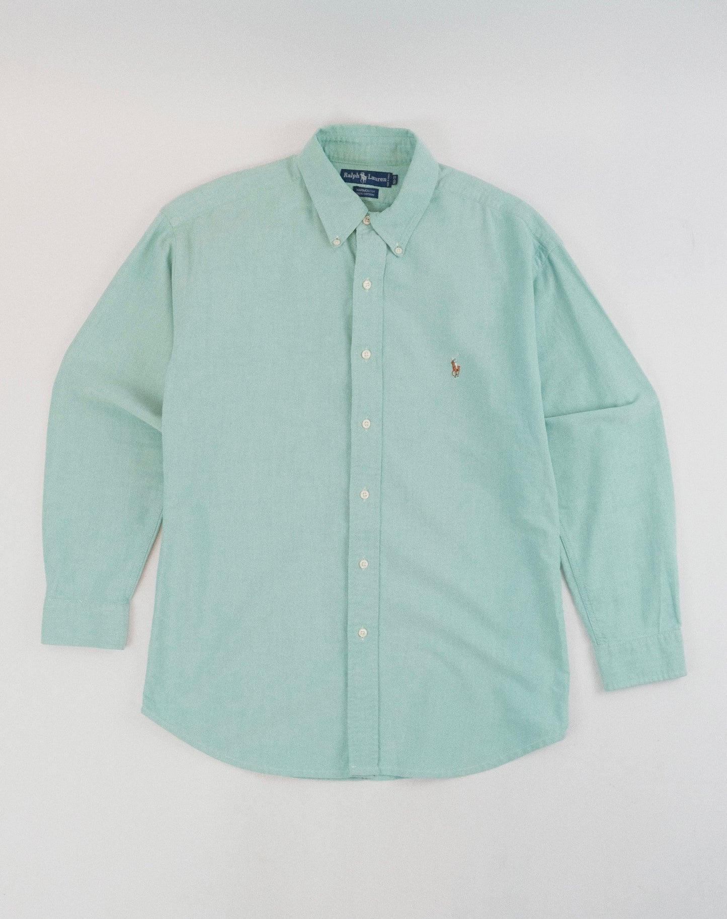 80s Ralph Lauren mint Oxford button down shirt