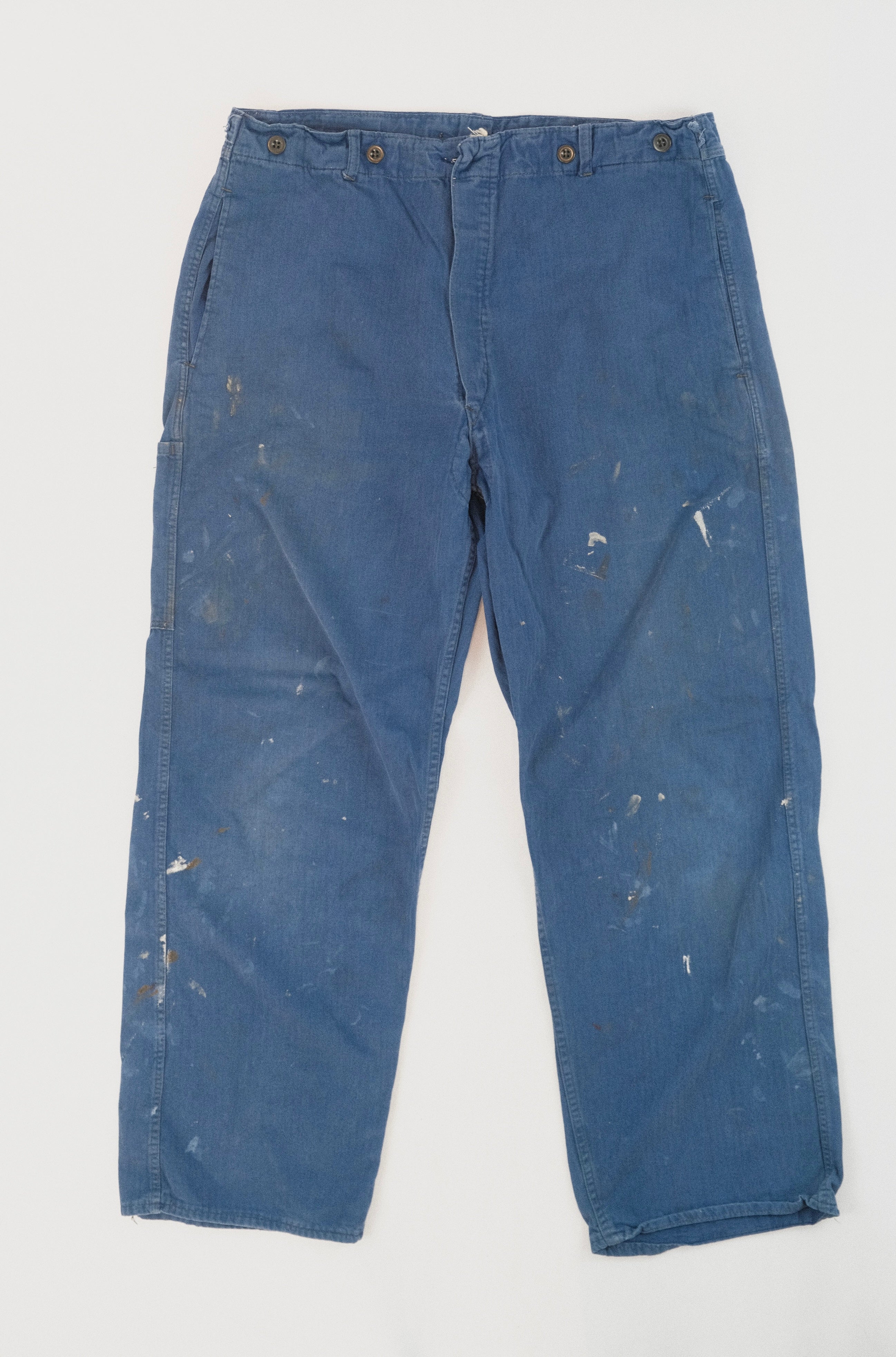 60s paint Work Pants ~ Vintage Store Clochard92.com