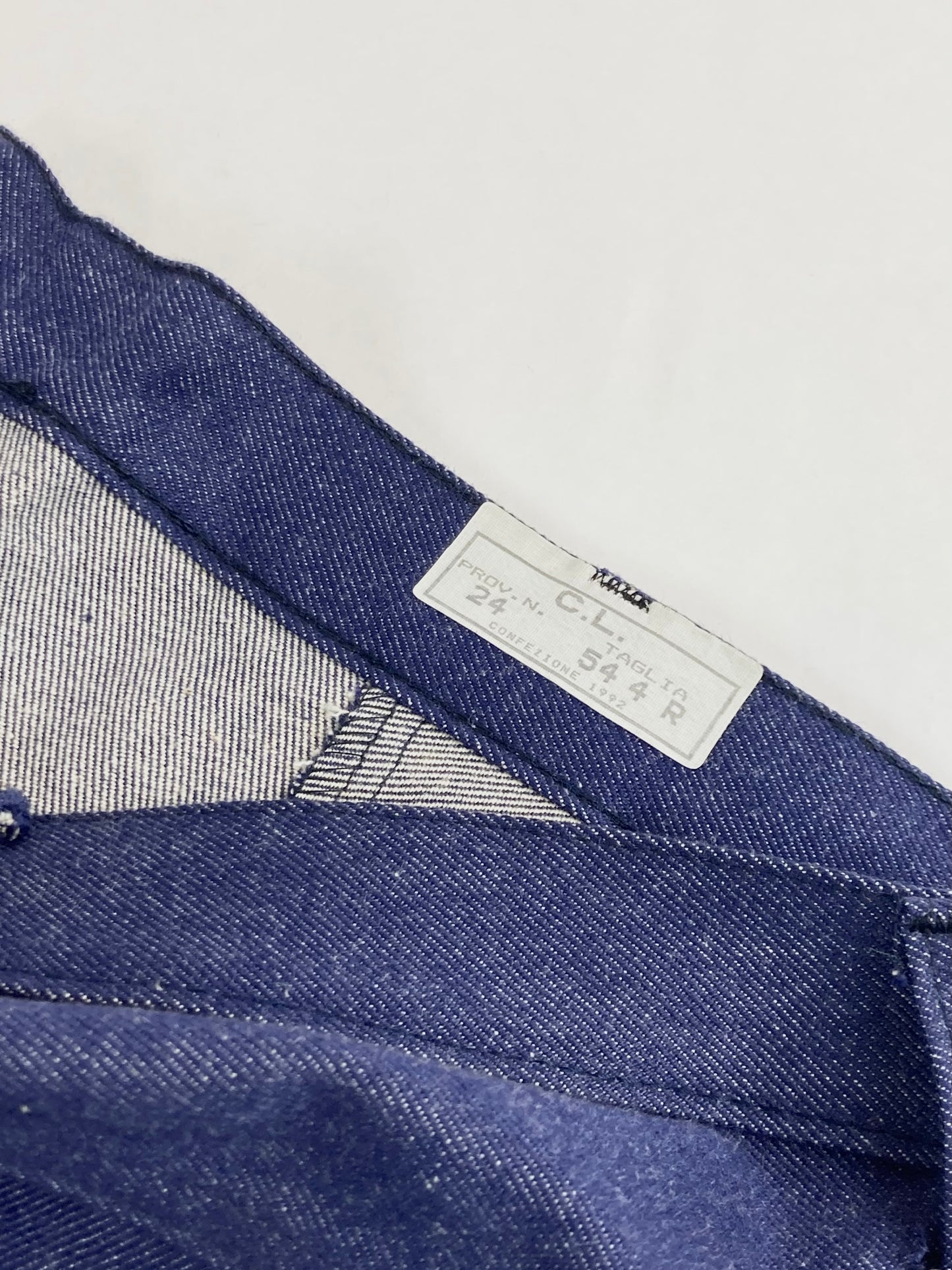 Vintage Italian Navy denim pants