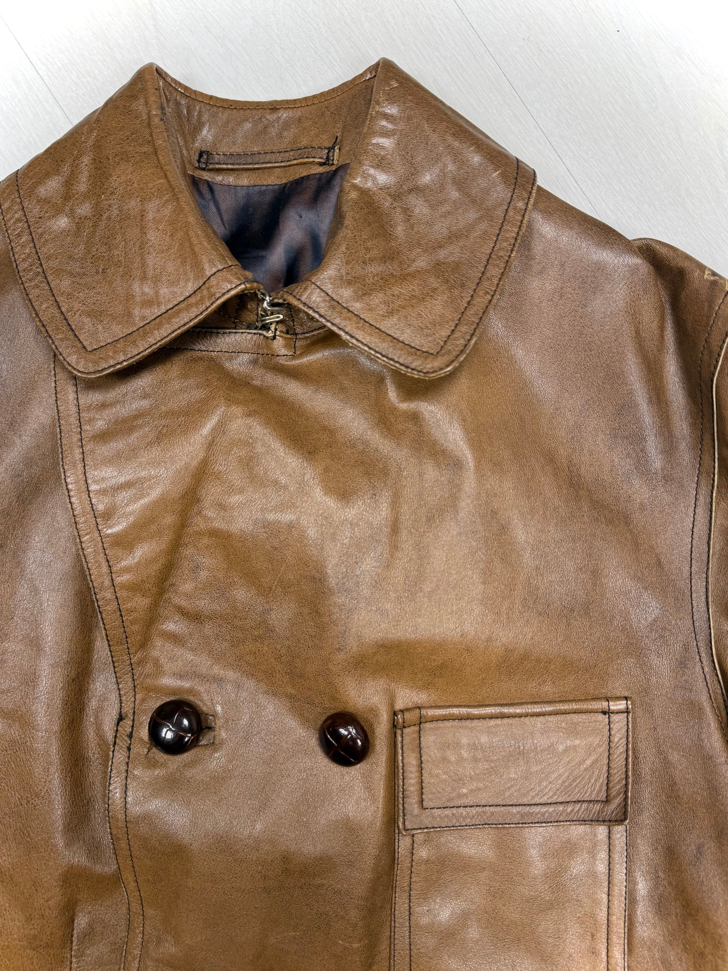 Swedish Leather Jacket M