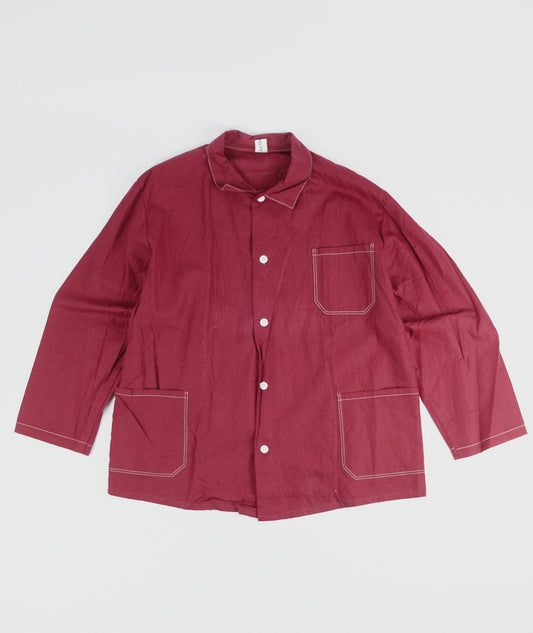 70s red Work jacket XL