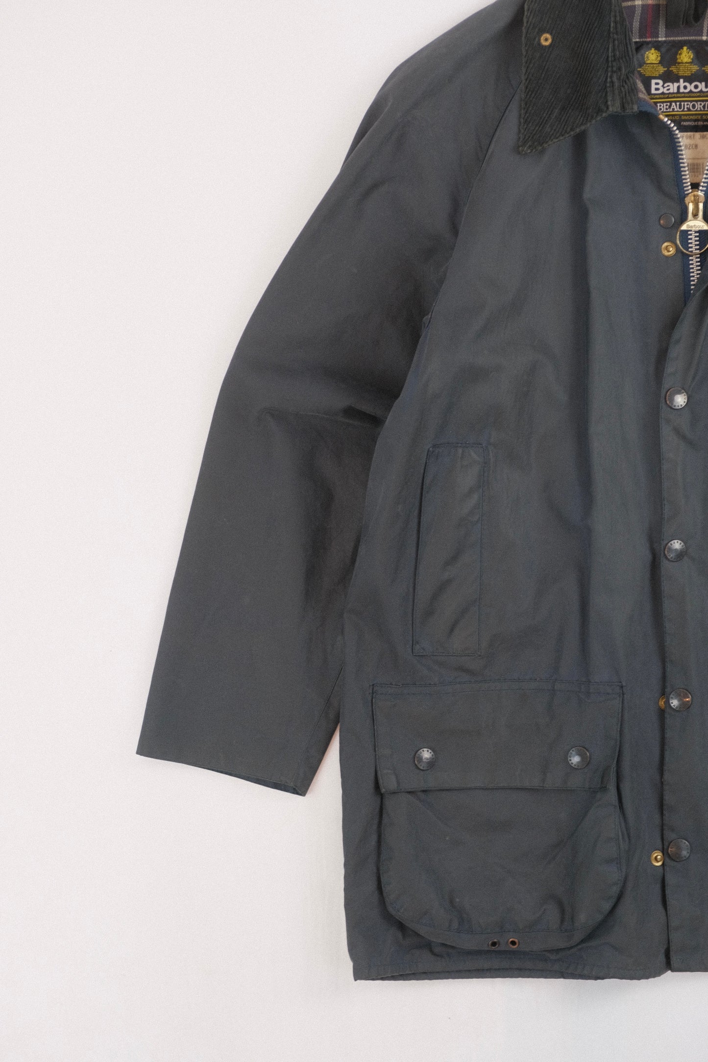 Vintage Blue Barbour Beaufort C40