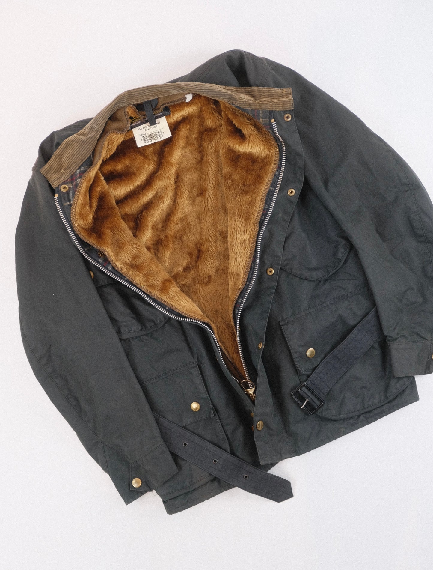 Vintage Barbour International C44 w/fur lining