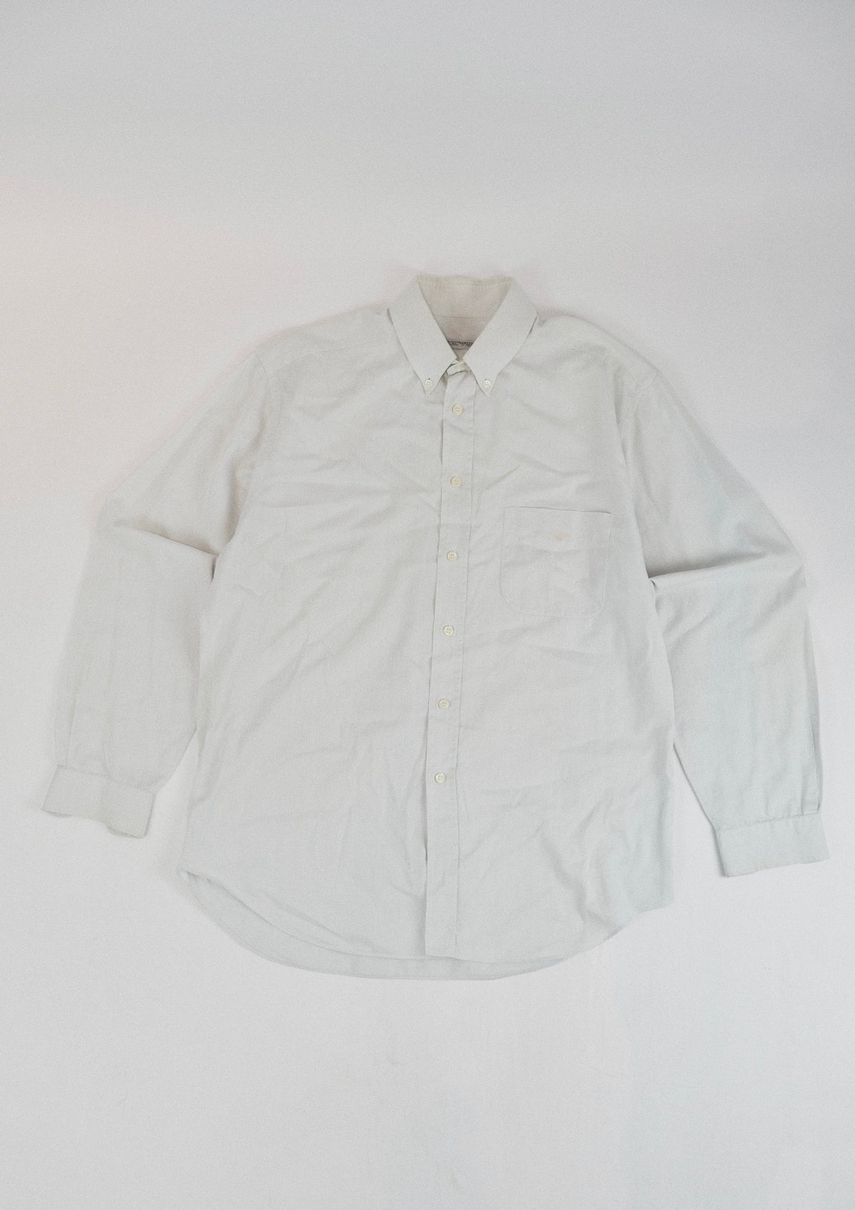 80s Armani shirt L