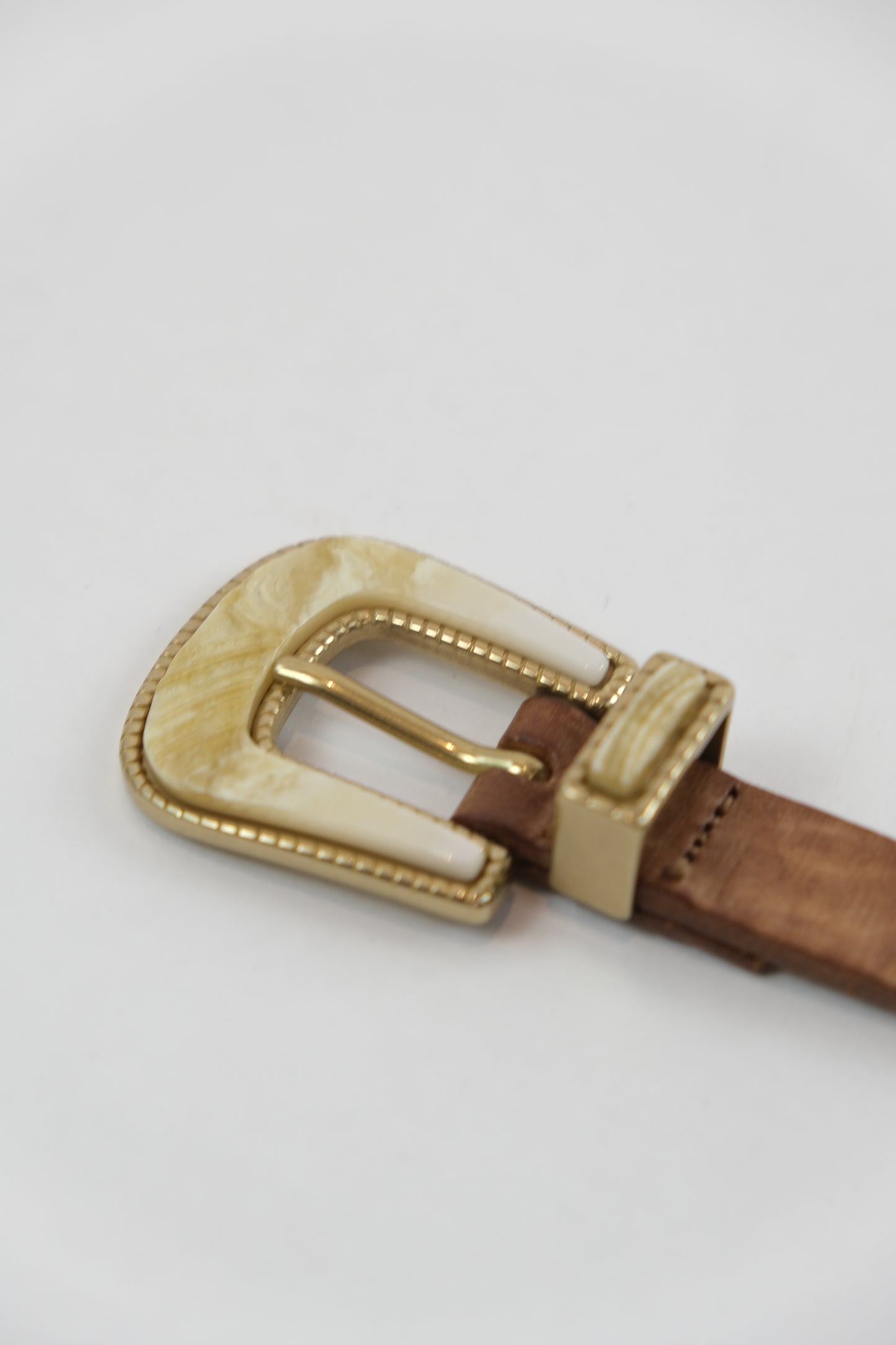 Western leather belt