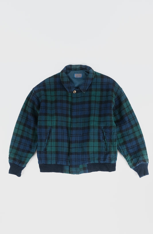 60s Pendleton bomber tweed jacket L