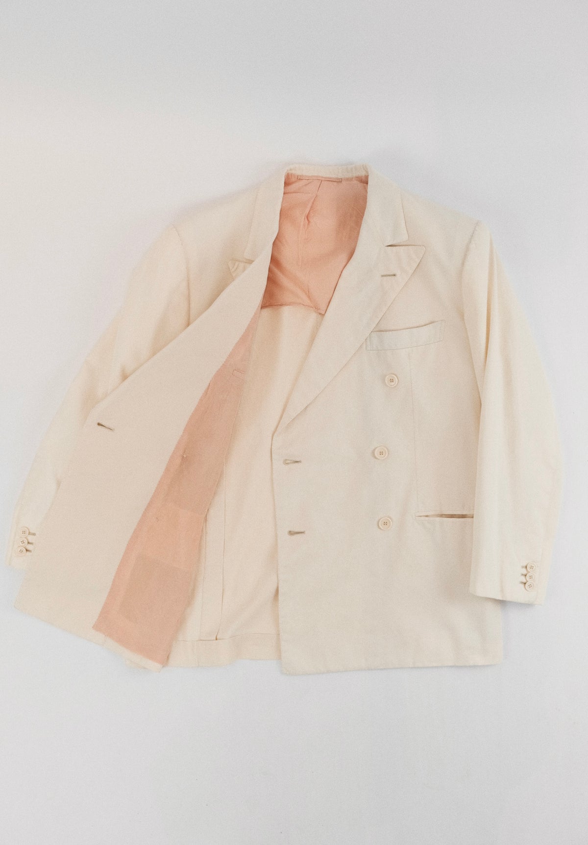 80s Tailor made double breasted jacket M