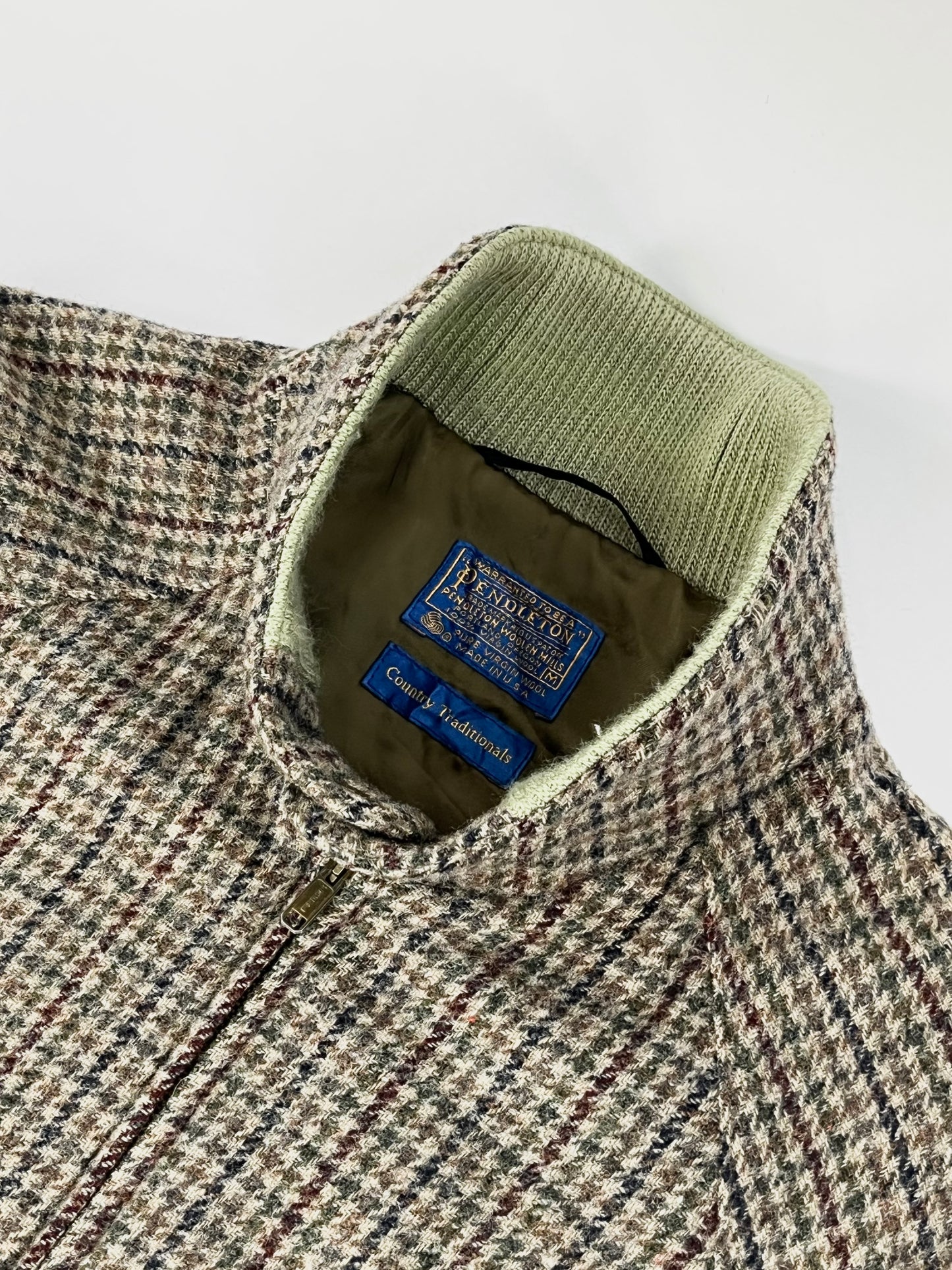 60s Pendleton Harrington tweed jacket M