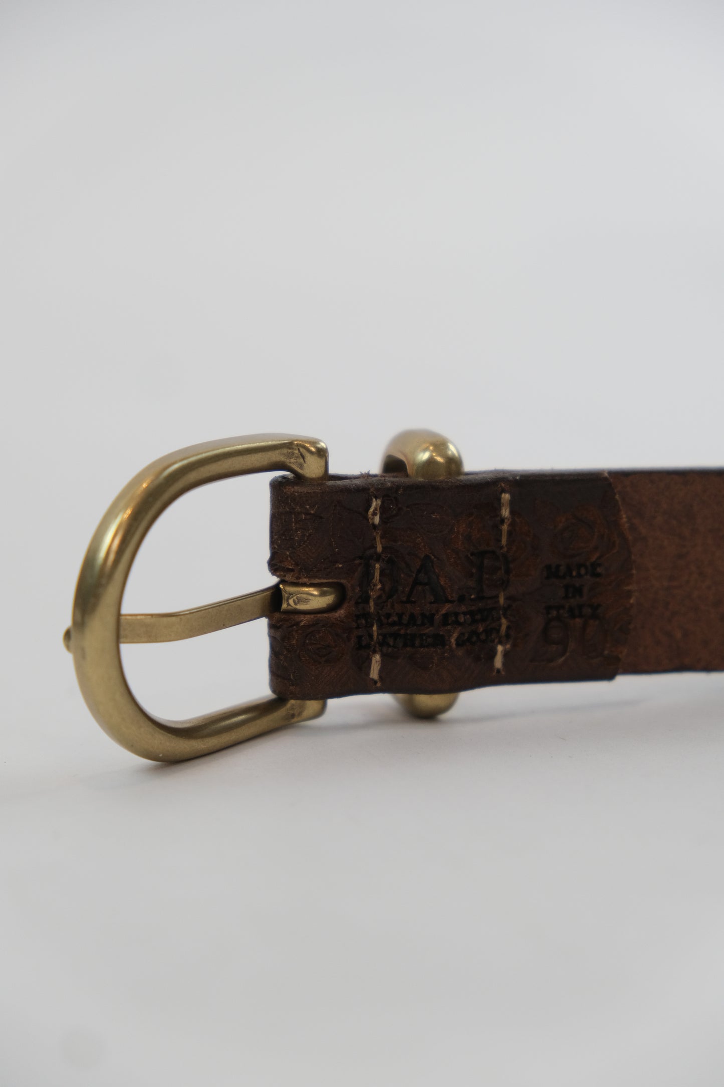 Western leather belt