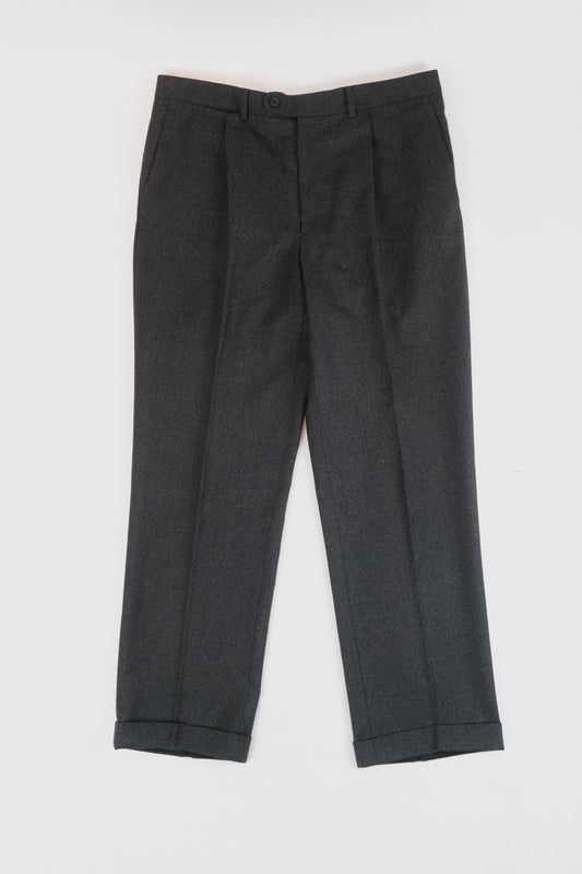 80s wool pleated trousers