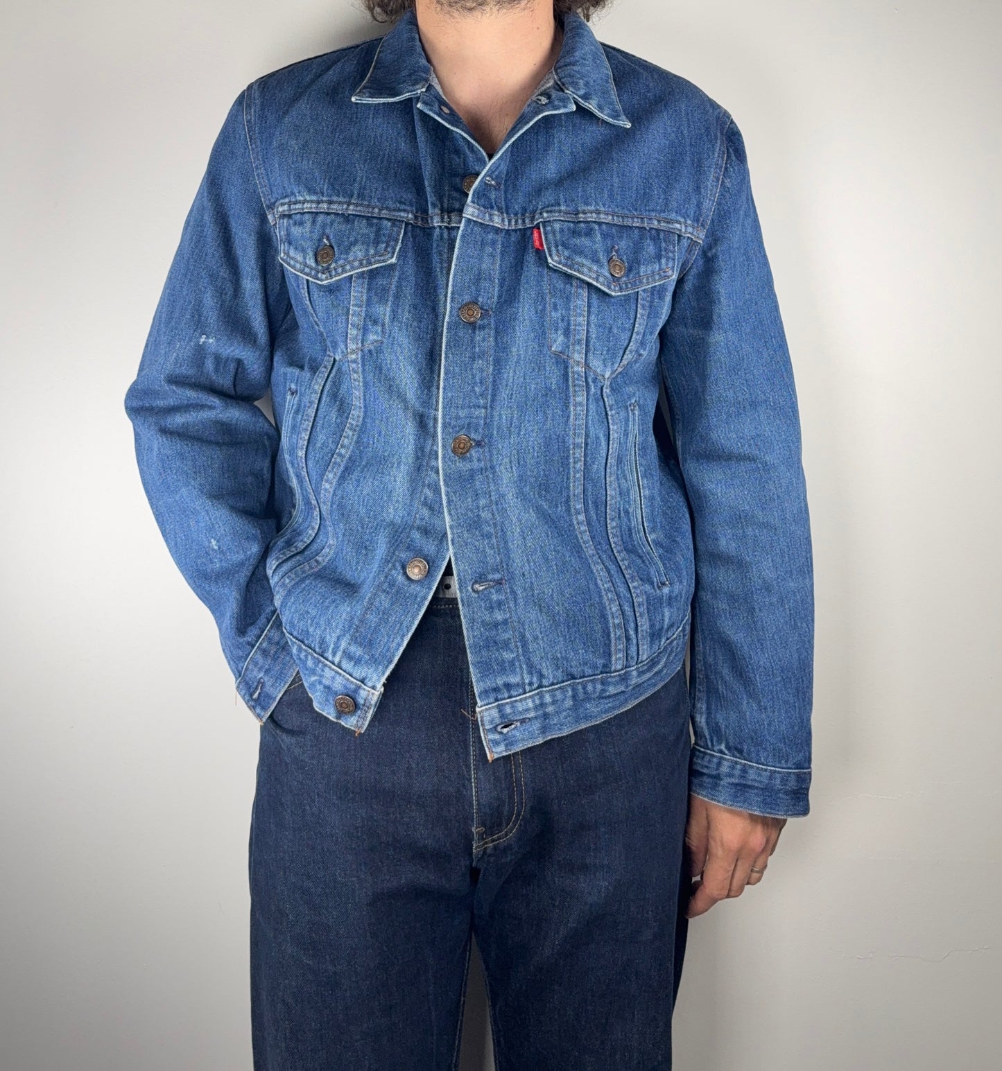 Levis denim jacket 4pockets L