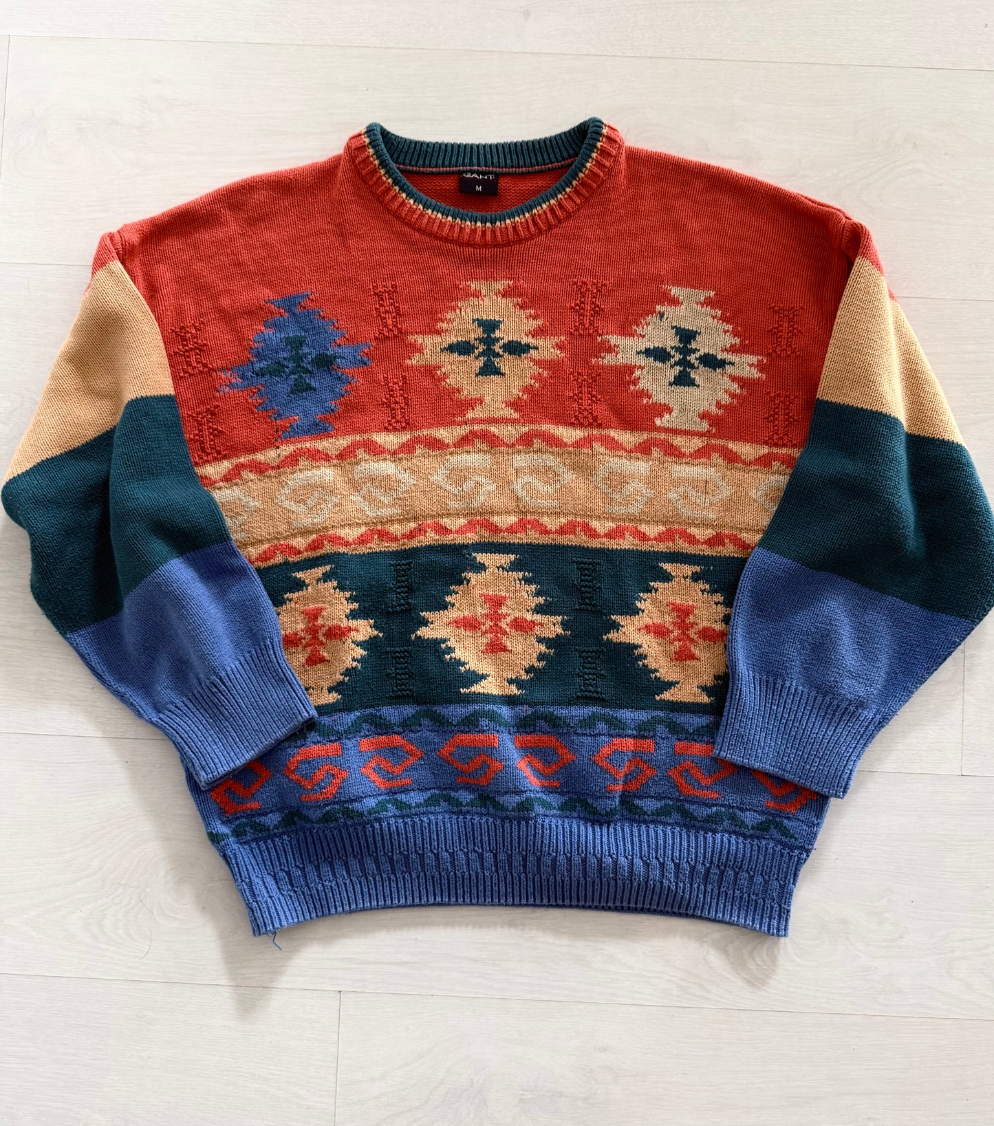 Gant Hand Knitted Sweater M