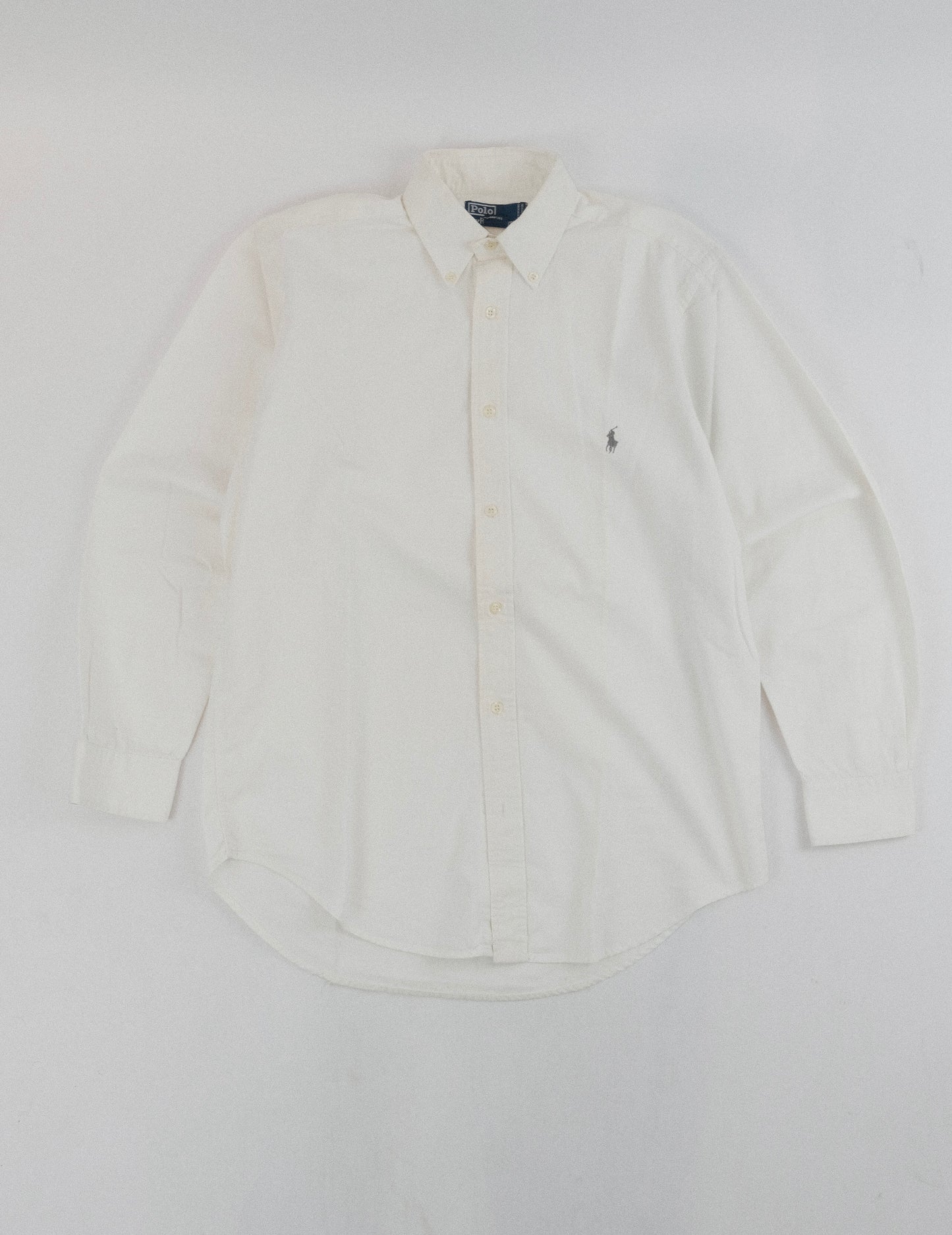 80s Ralph Lauren blue button down shirt