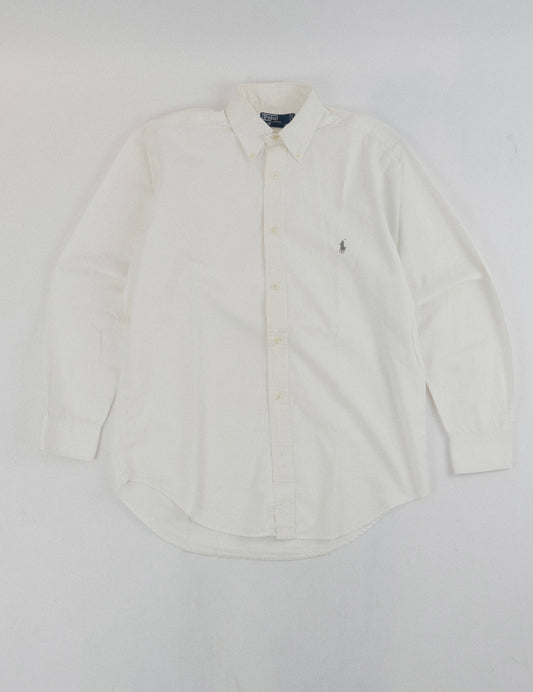 80s Ralph Lauren blue button down shirt