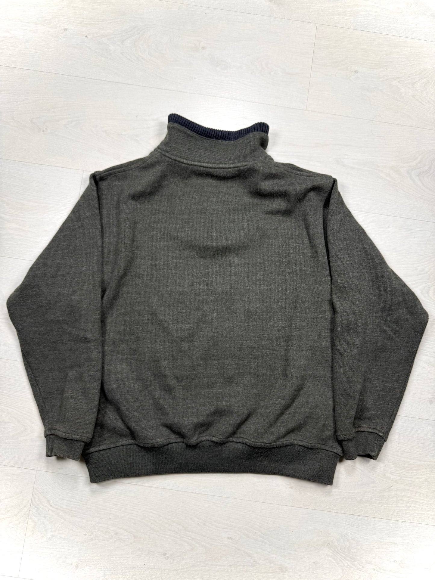Gray sweater half zip M