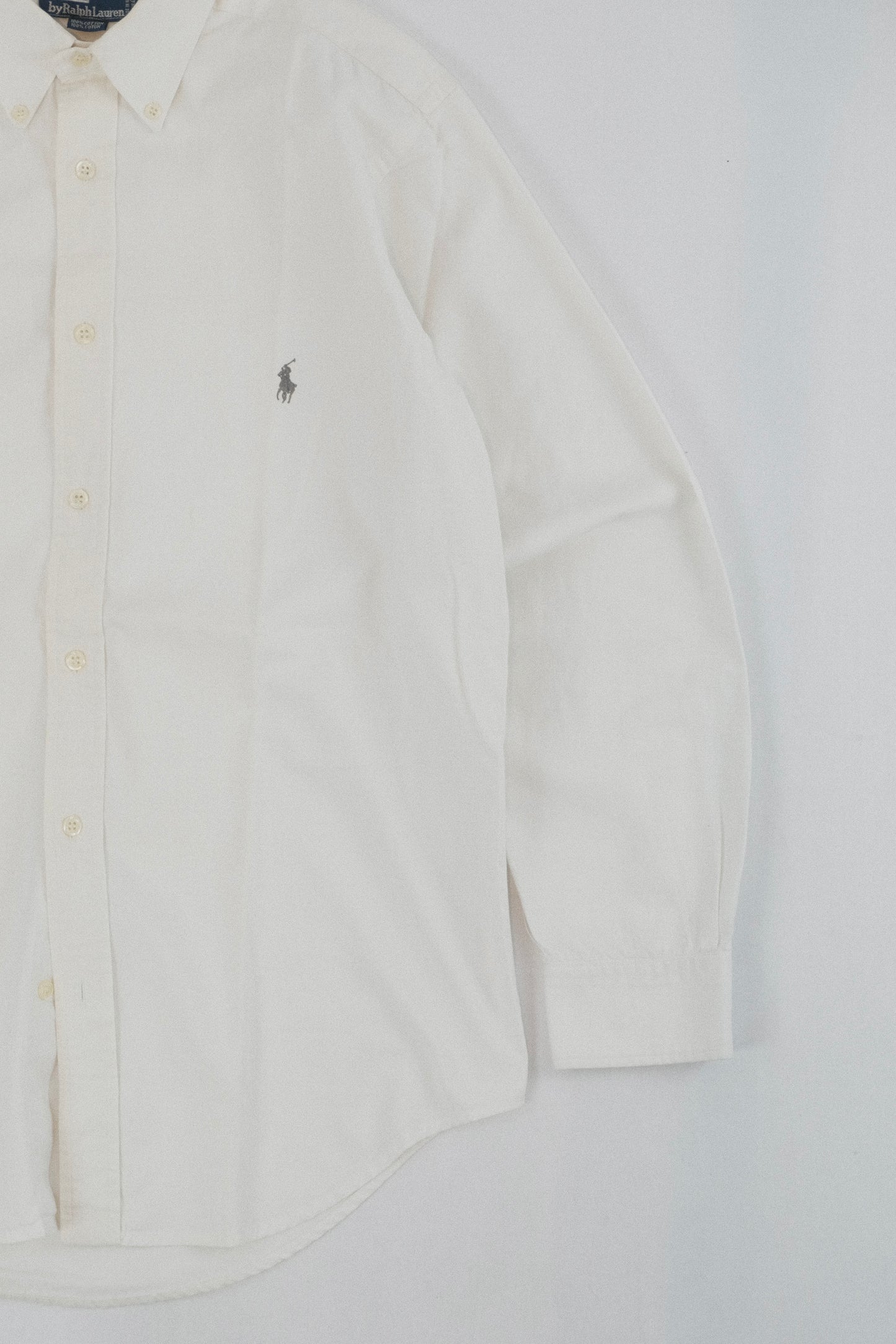 80s Ralph Lauren blue button down shirt