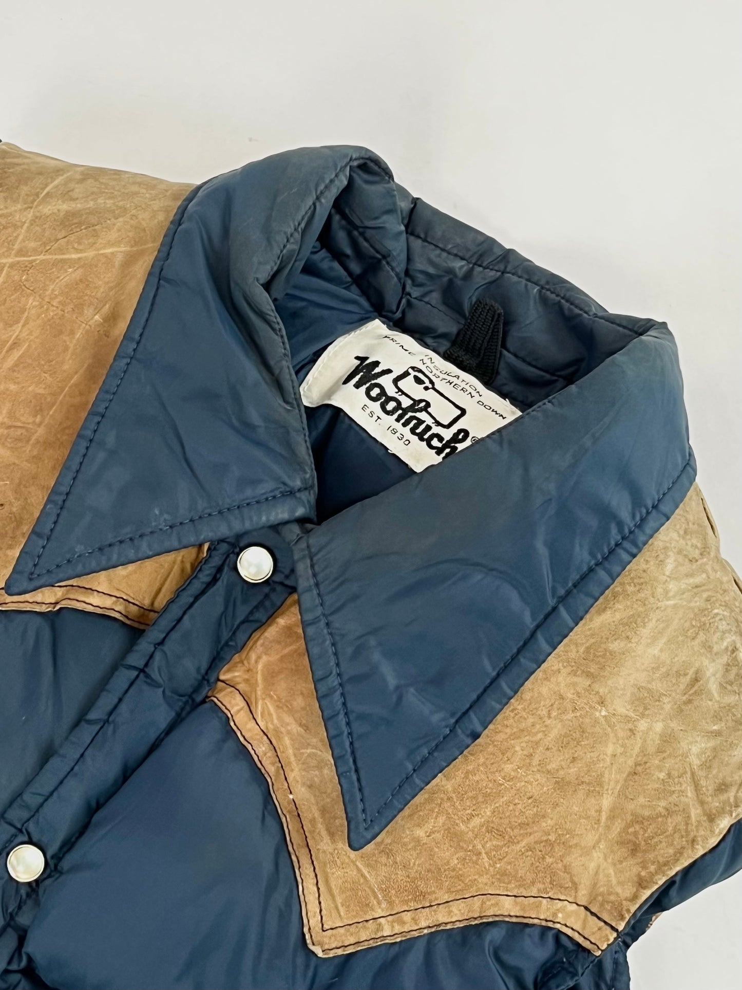 80s Woolrich down vest S