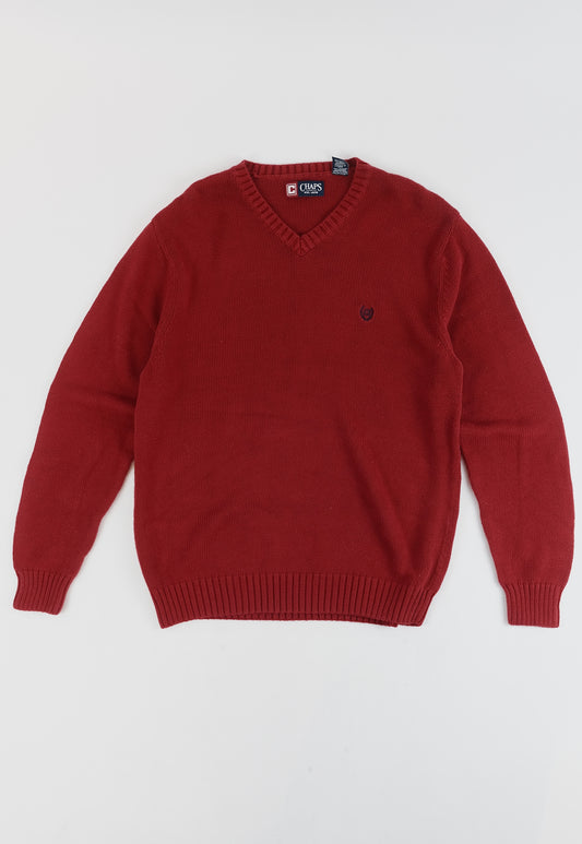 90s Ralph Lauren Chaps Cotton Knit V neck L