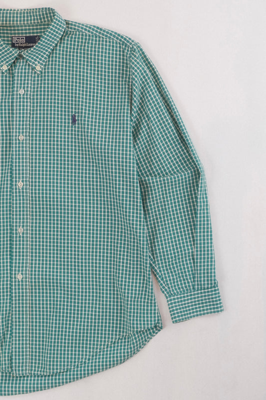 80s Polo Ralph Lauren checkered shirt M