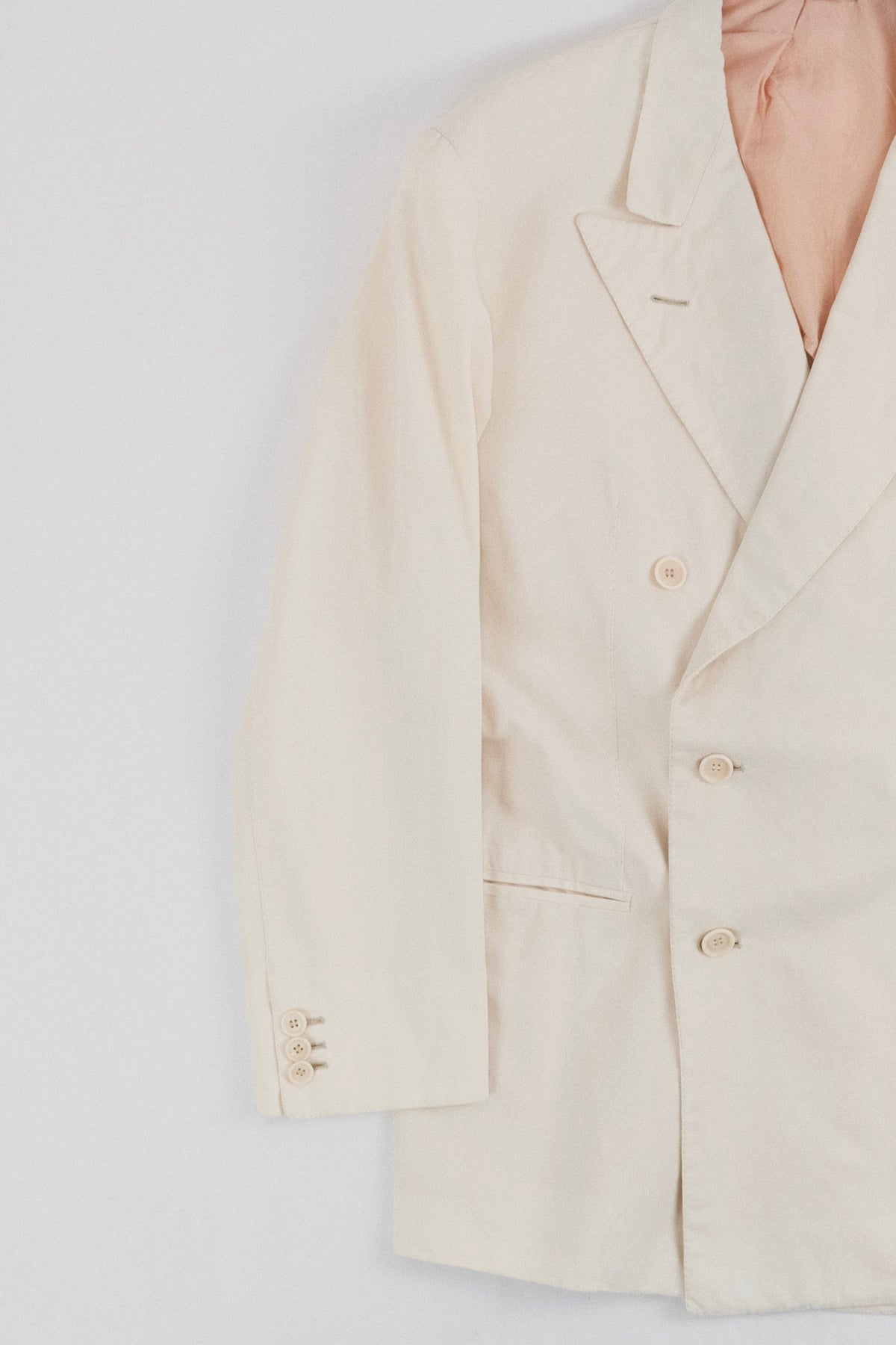80s Tailor made double breasted jacket M