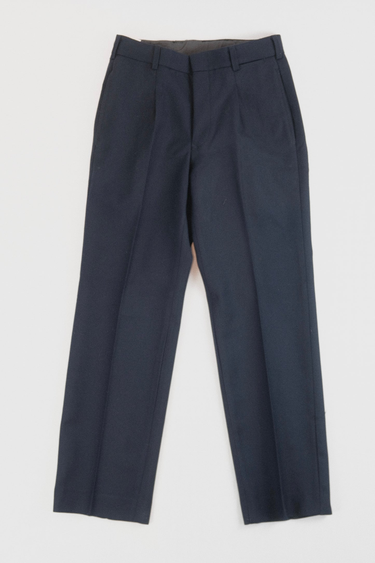 Vintage Italian wool navy pants S