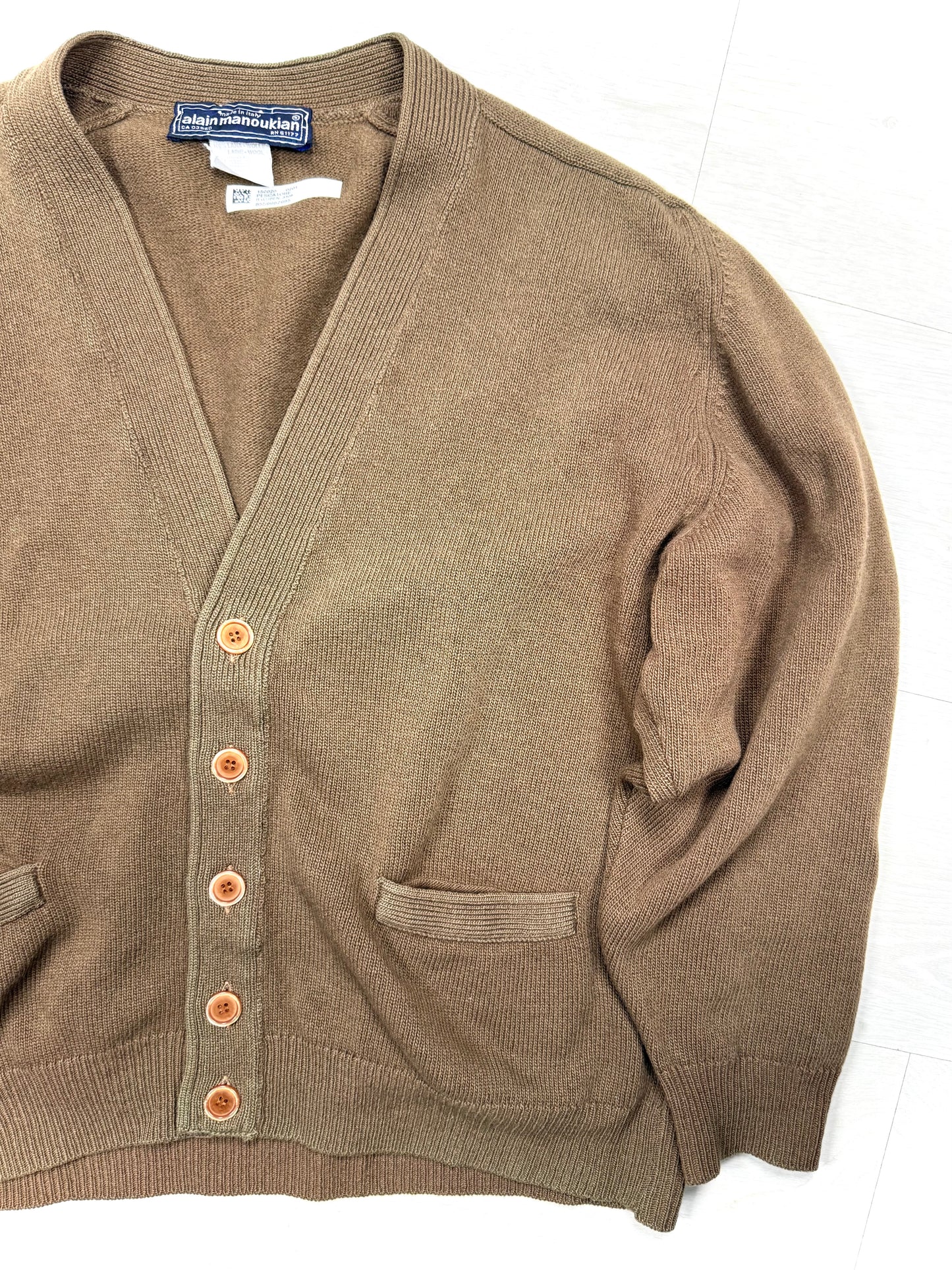 Brown cardigan S