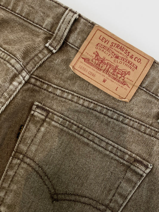 80s Levi’s brown wash denim