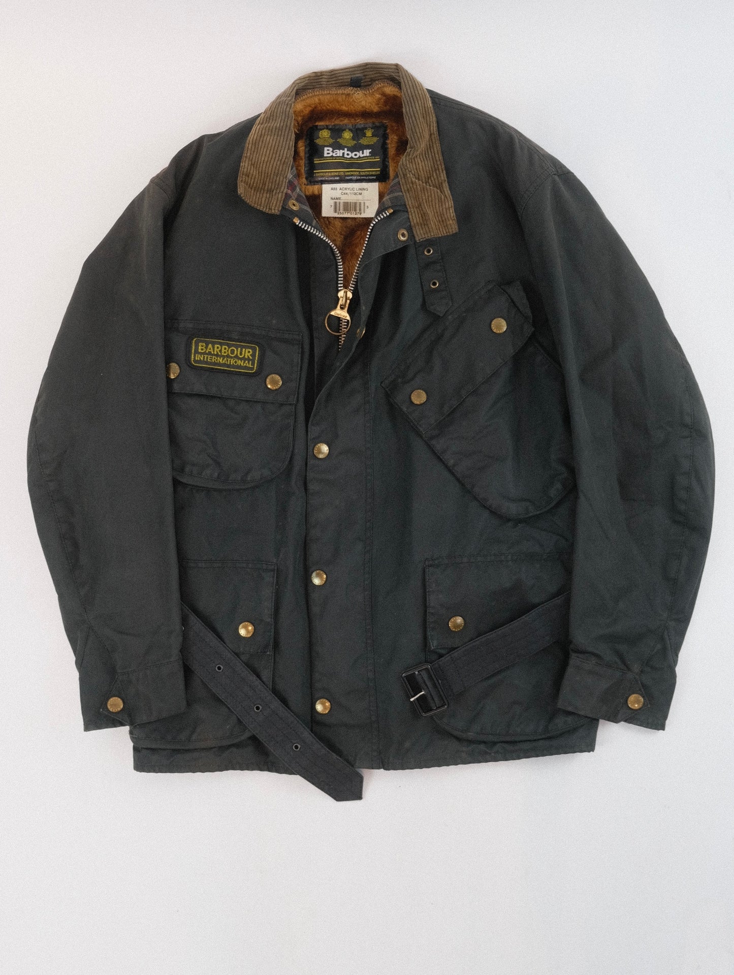Vintage Barbour International C44 w/fur lining