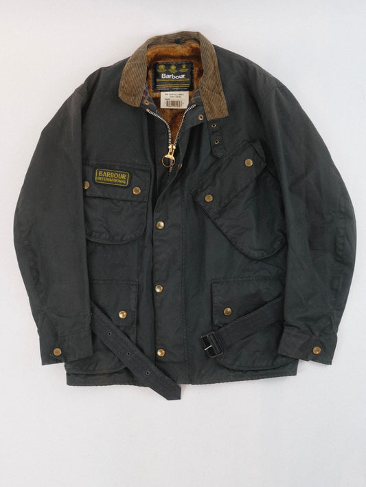 Vintage Barbour International C44 w/fur lining