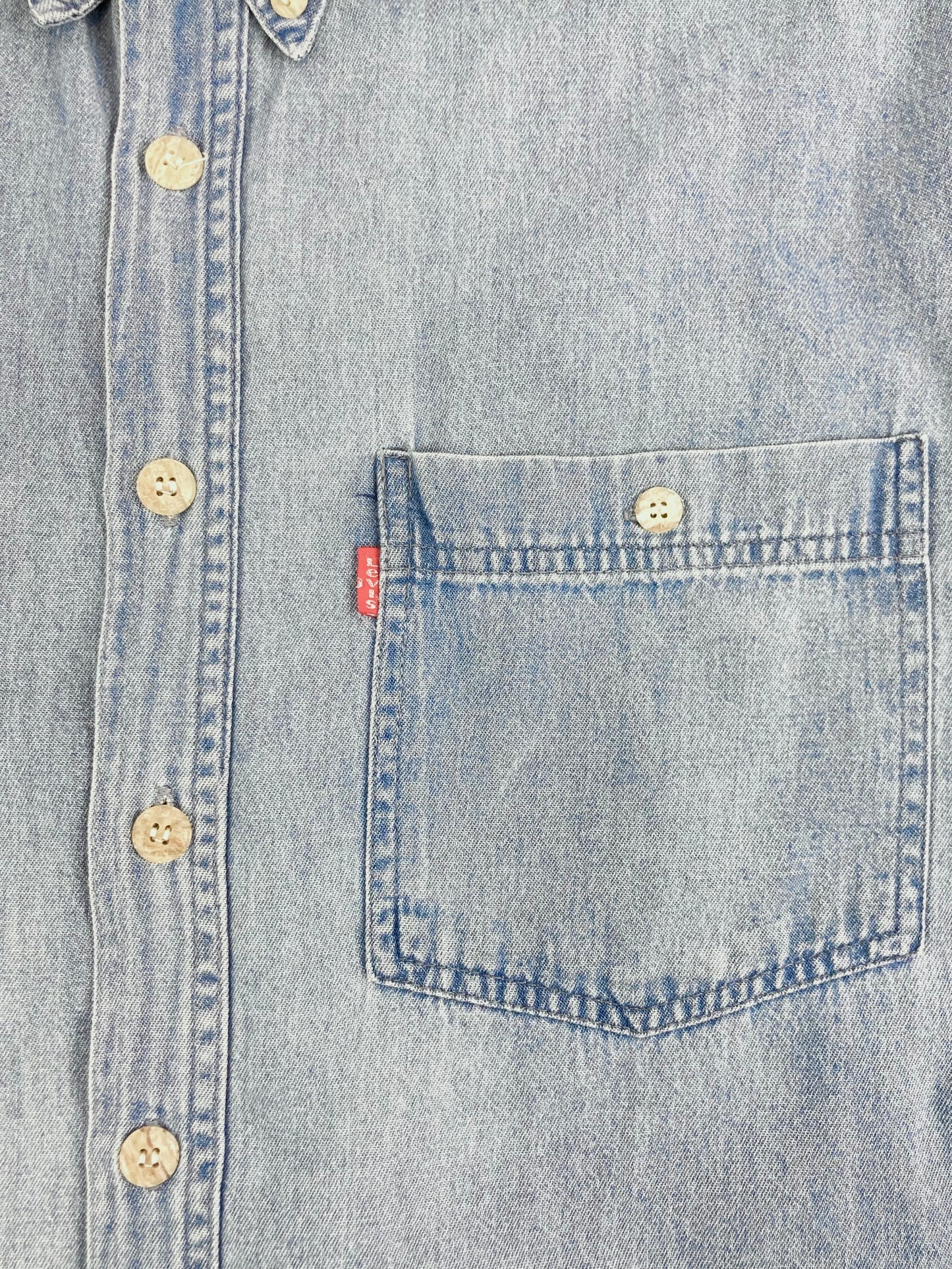 90s Levi’s Denim button down shirt XL