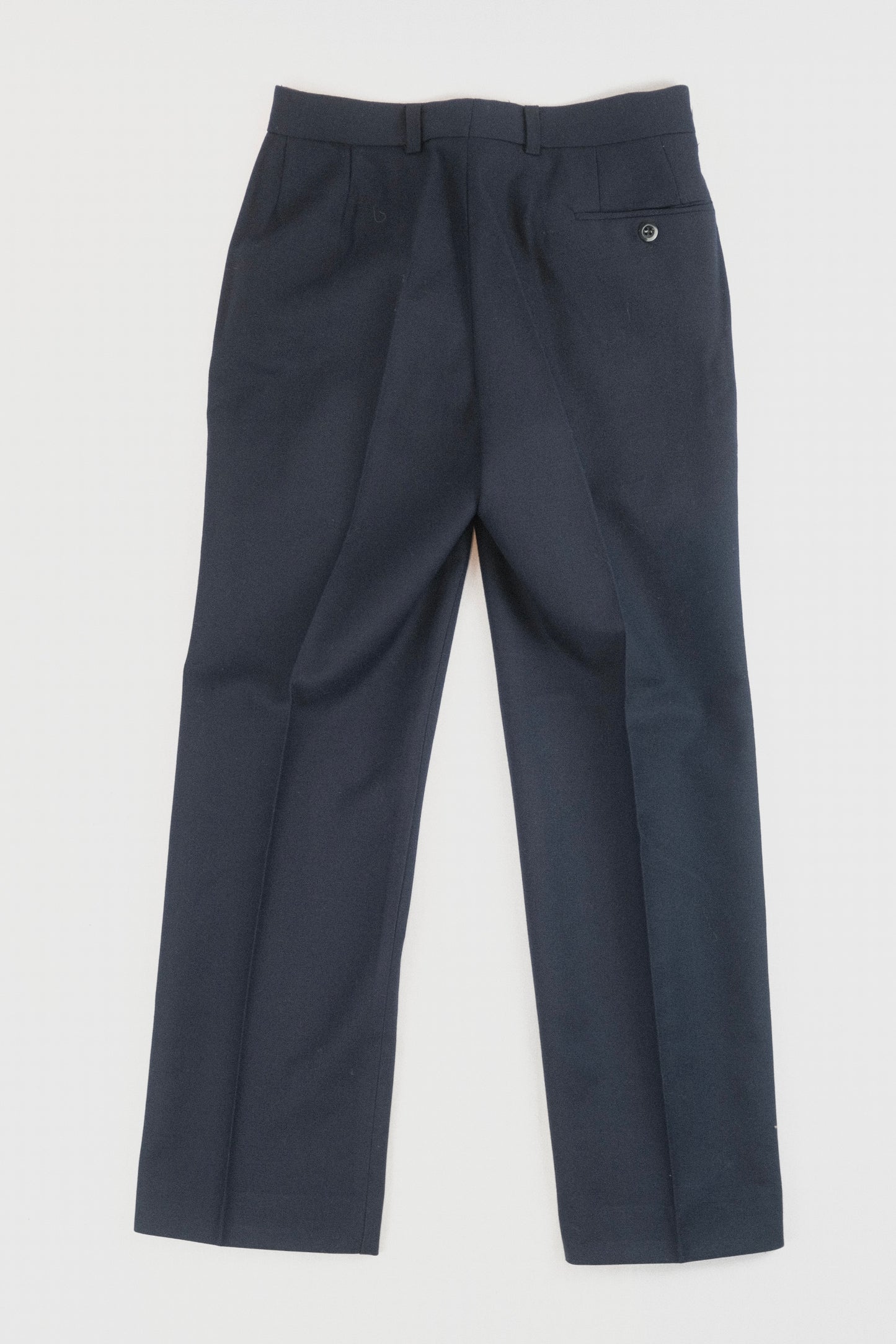Vintage Italian wool navy pants S